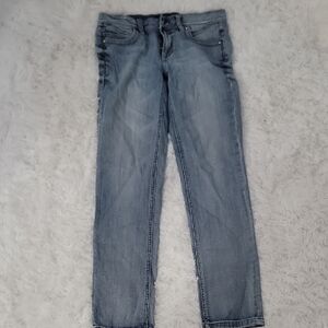 White House Black Market Light Blue Straight Leg Jeans